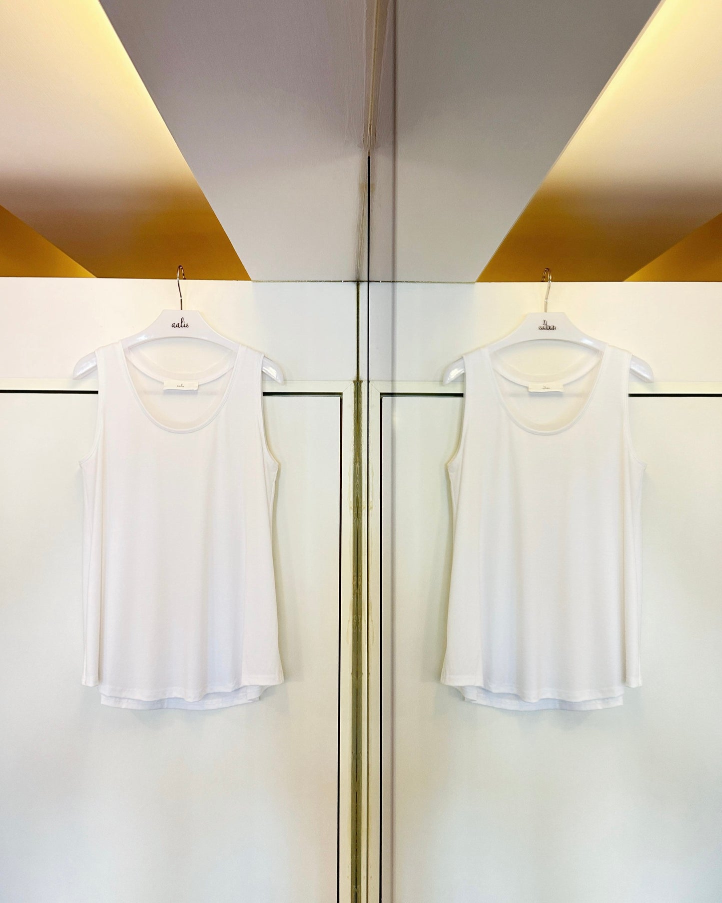 aalis DARBIE basic knit tank (White)