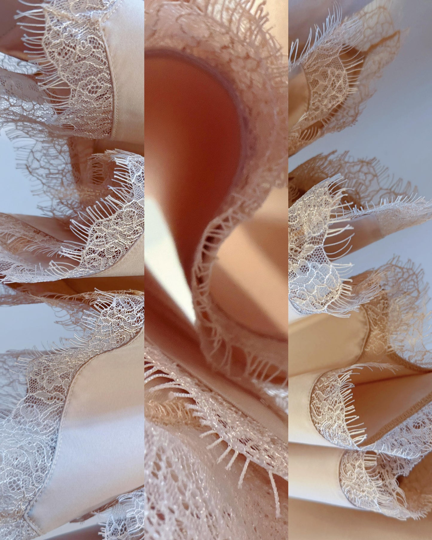 aalis MADEA handkerchief lace trim shirt (Nude)