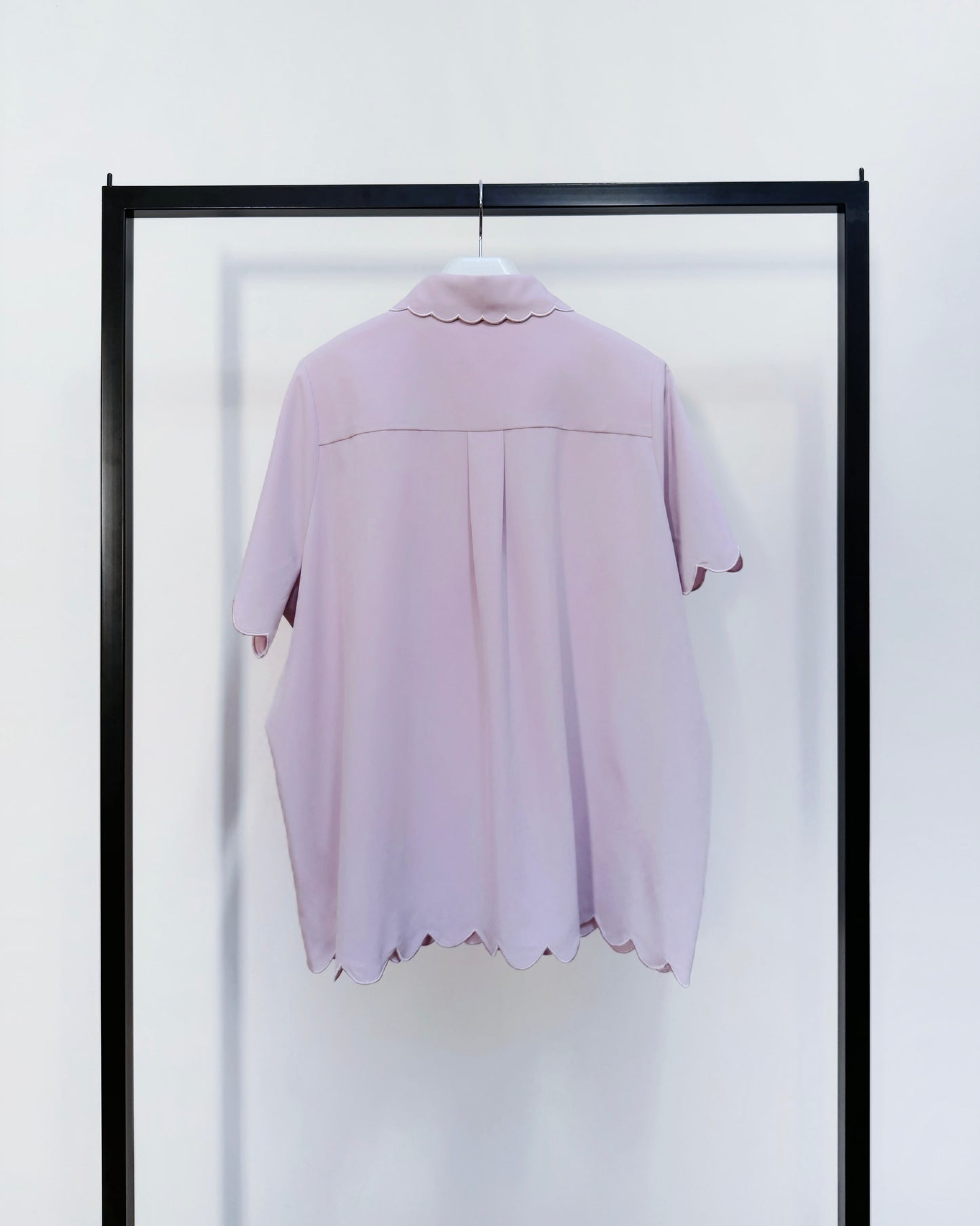 aalis TILLIE scallop edge short sleeves shirt (Lilac)