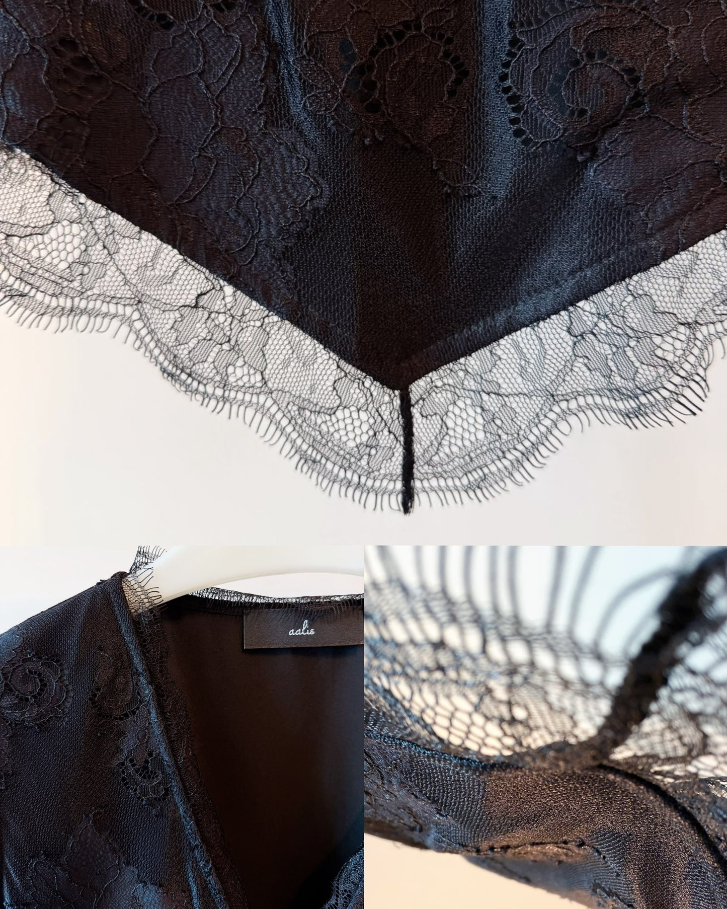 aalis FLAVIA lace waistcoat (Black)