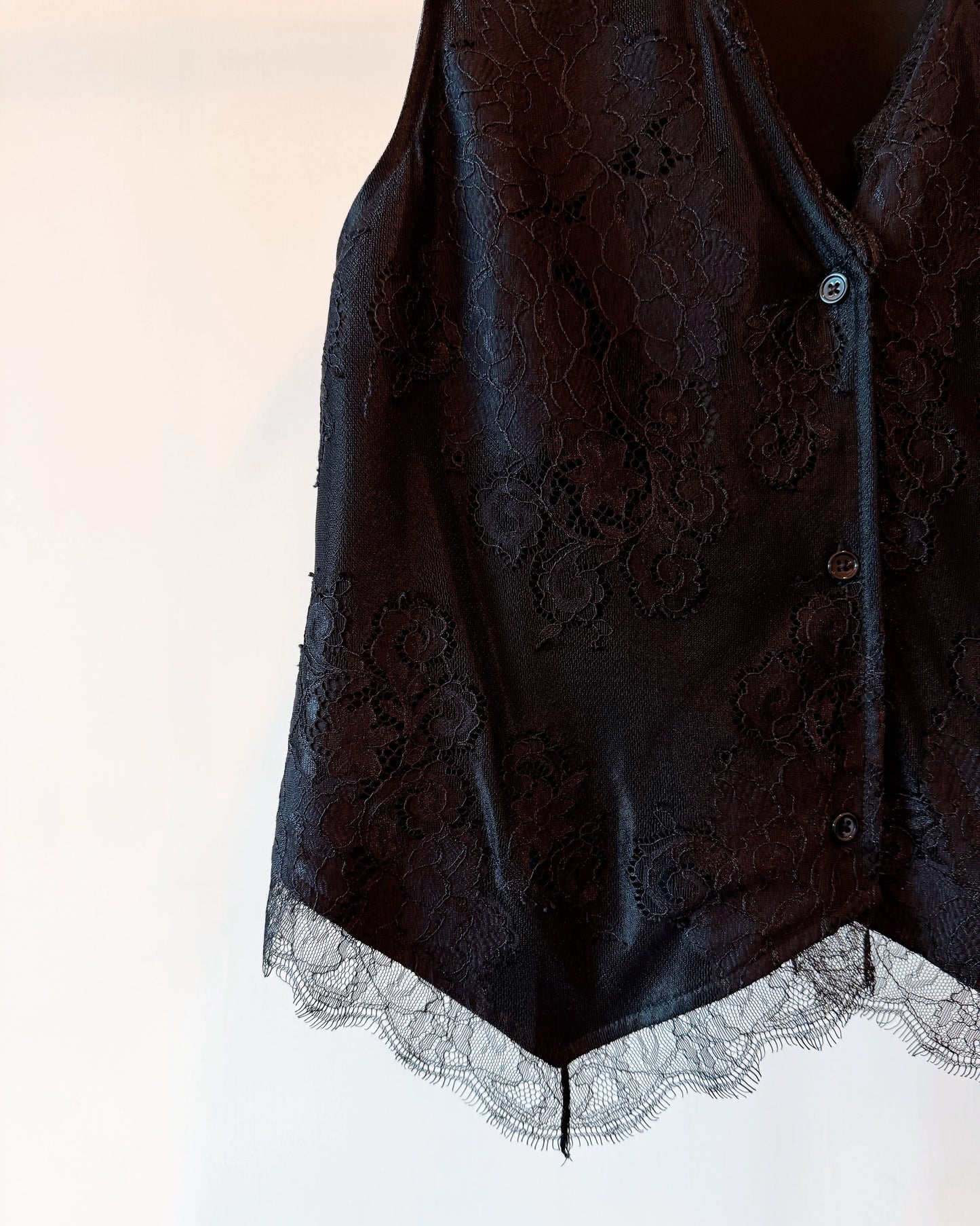 aalis FLAVIA lace waistcoat (Black)