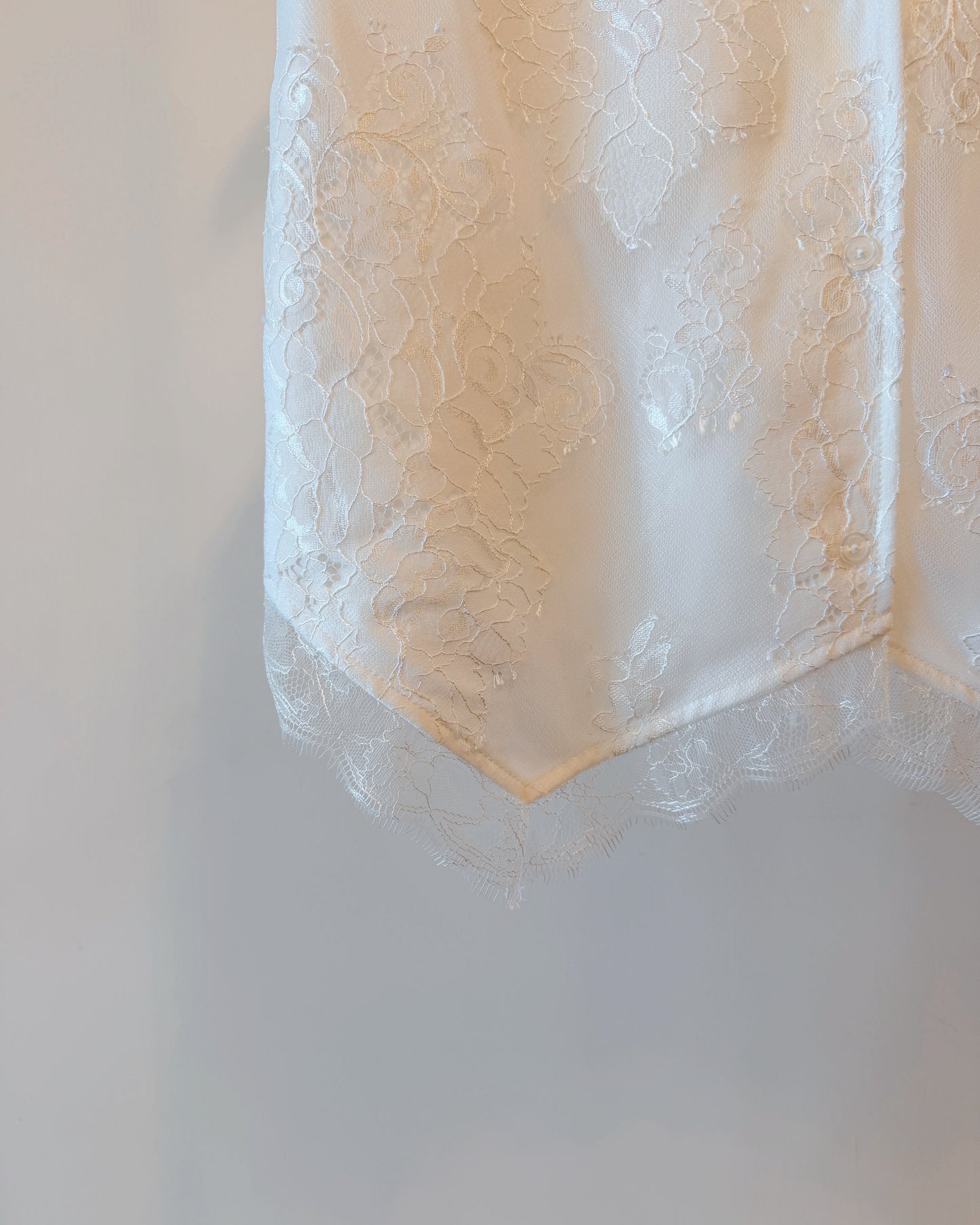 aalis FLAVIA lace waistcoat (White)