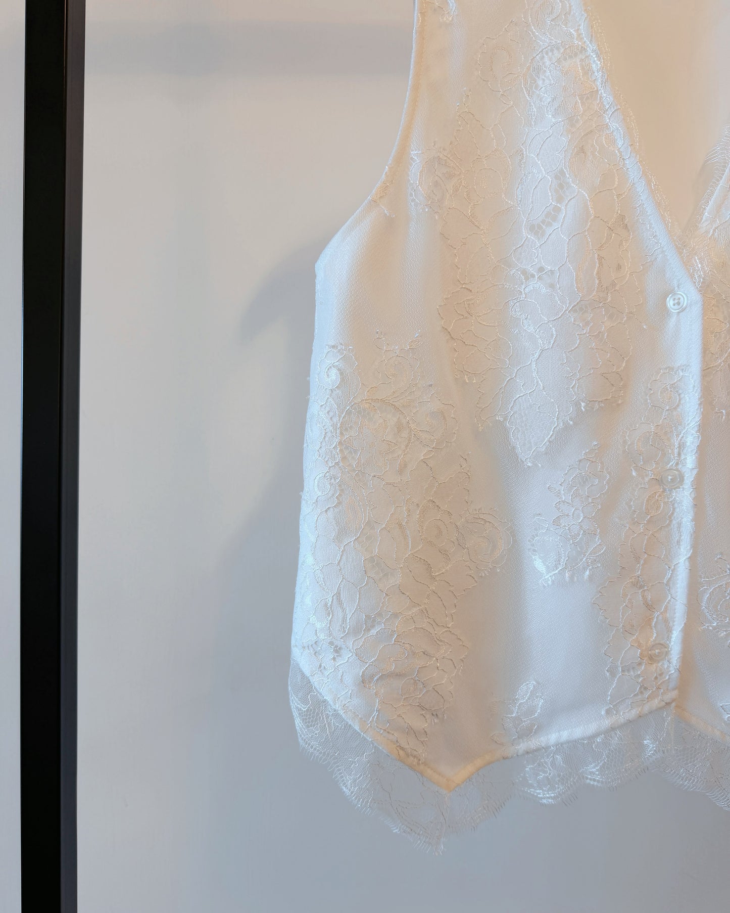 aalis FLAVIA lace waistcoat (White)
