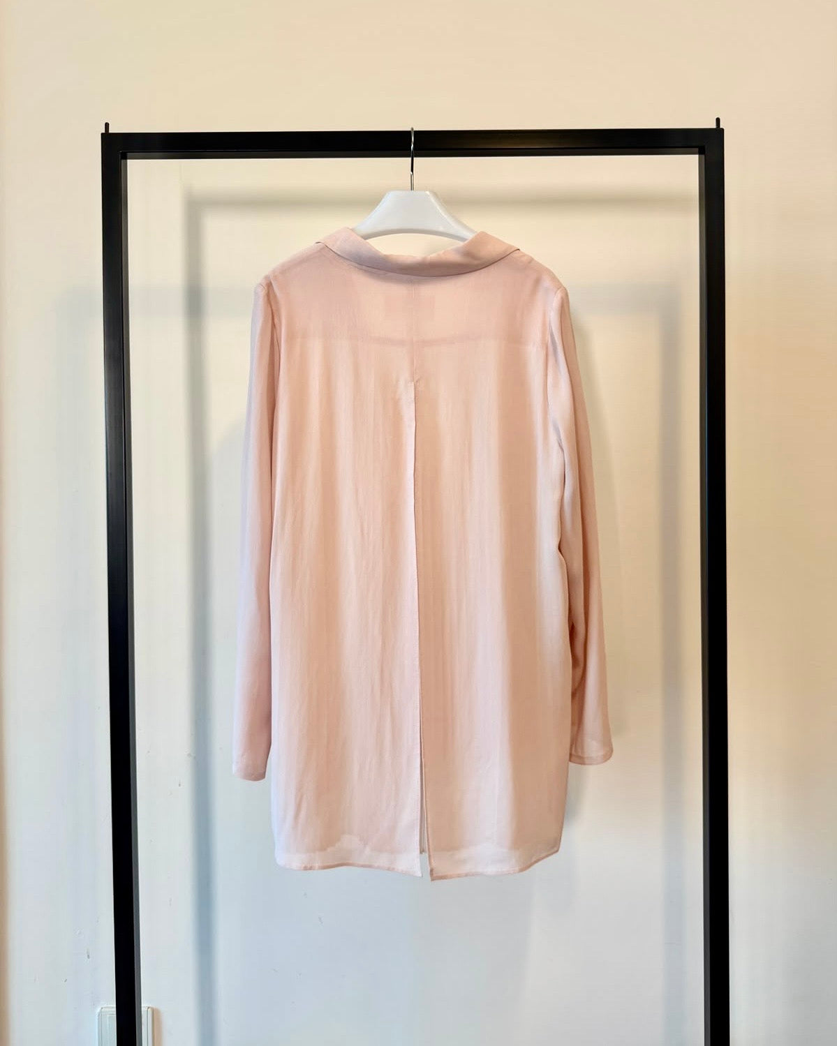 aalis MANJI pleated back chiffon blazer (Pink)