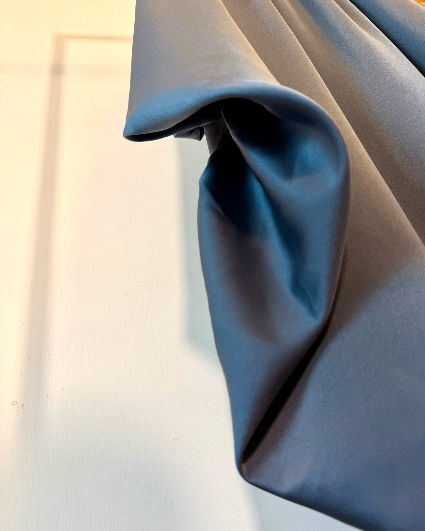 aalis JULA bubble hem hi-low skirt (Charcoal)