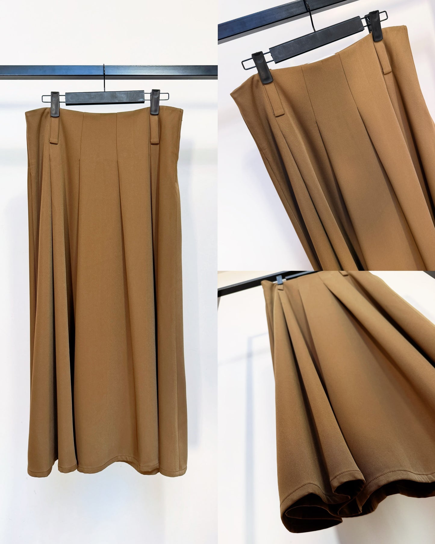 aalis FENJA pleated A-line full skirt (Coco)