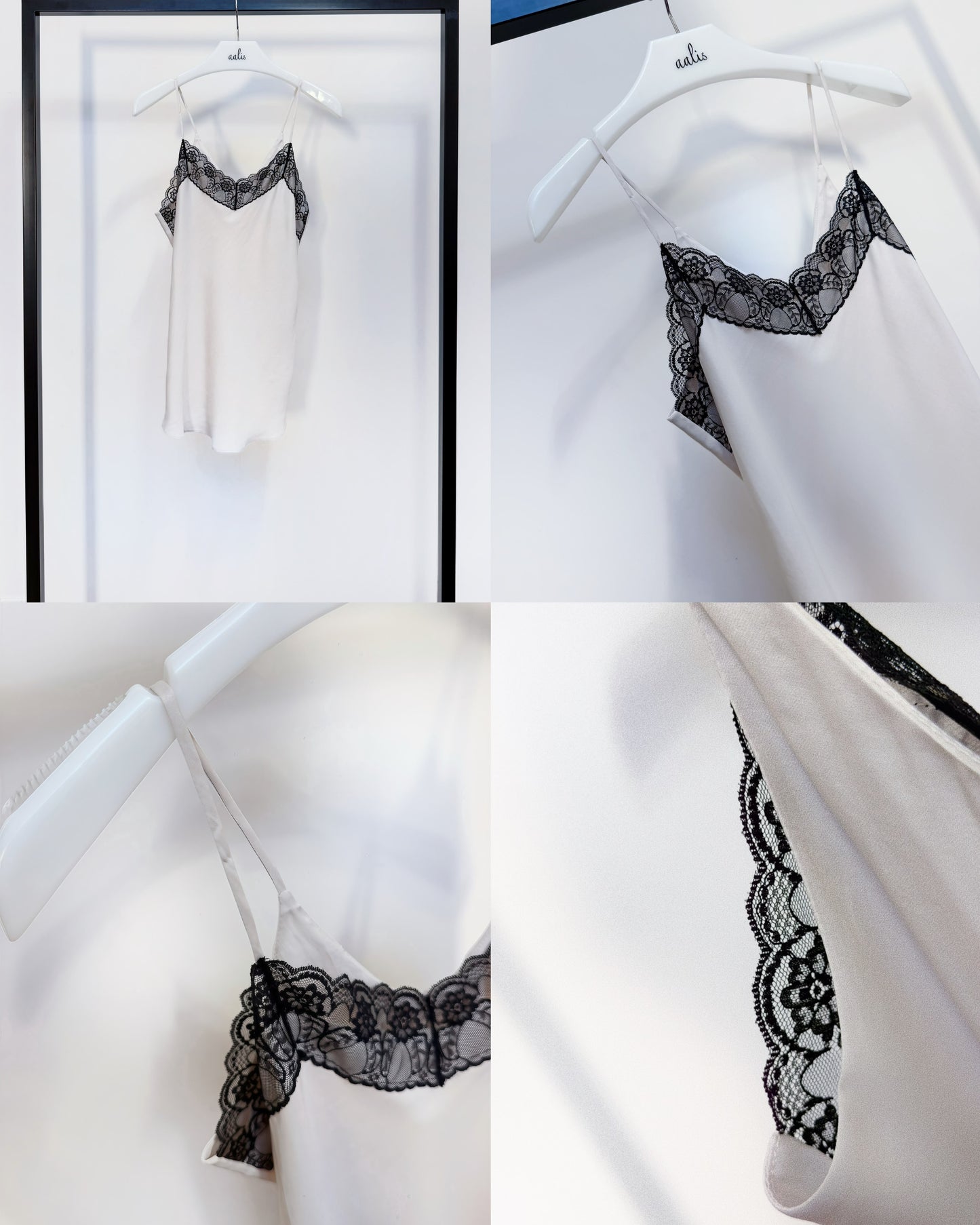 aalis VAFA v neck lace camisole (Ecru)