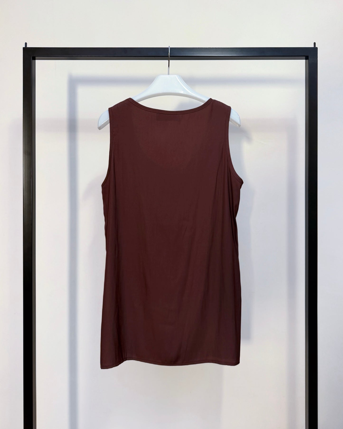 aalis INEZ button up tank (Brown)
