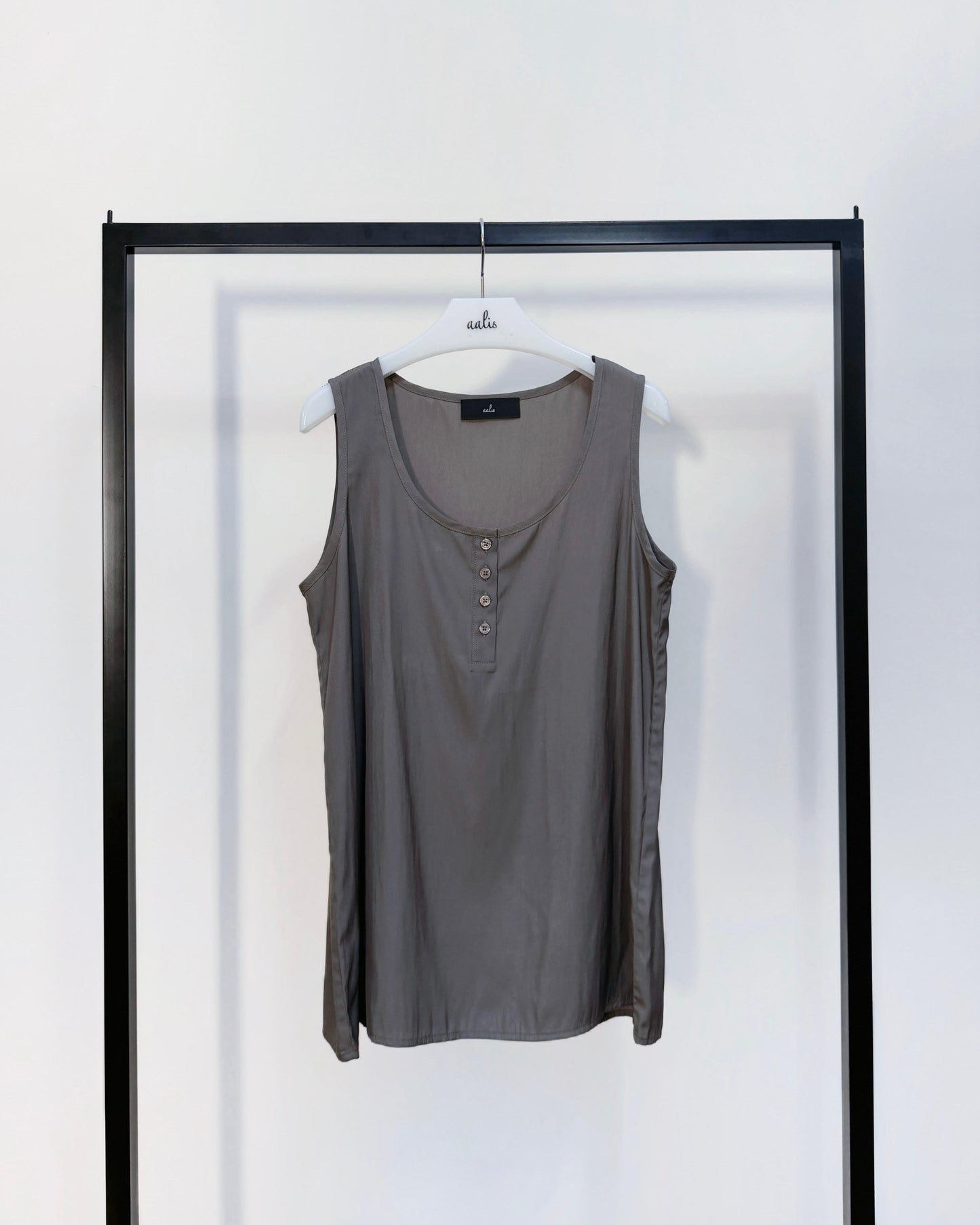 aalis INEZ button up tank (Grey)