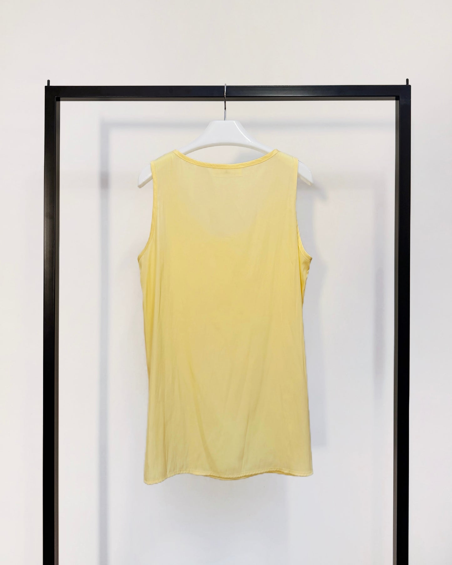 aalis INEZ button up tank (Light Yellow)