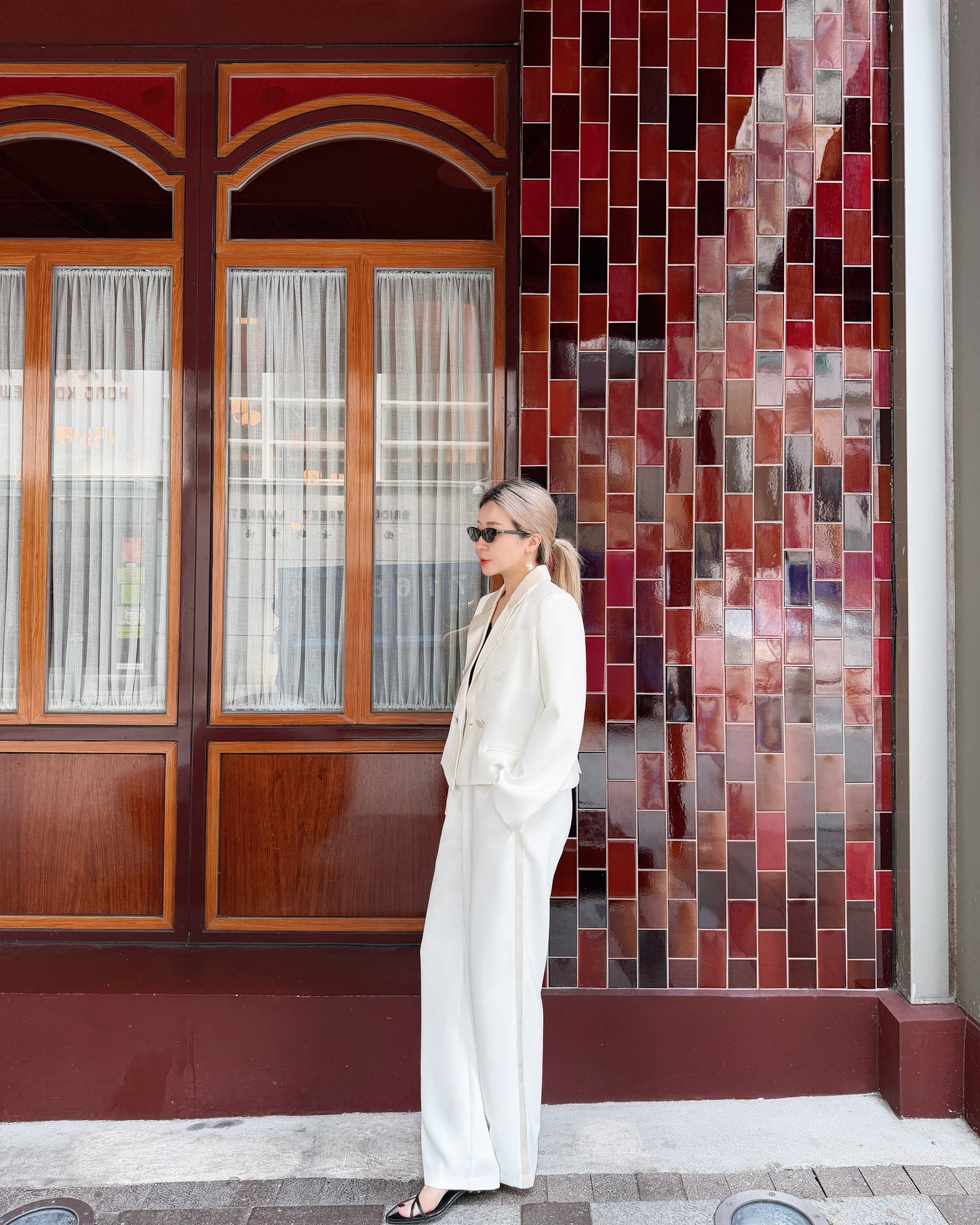 aalis NESSA tux blazer (Ivory)