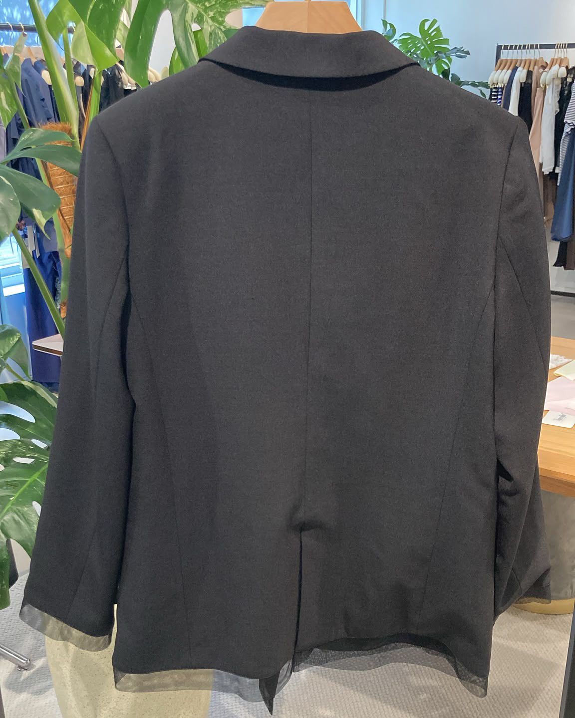(Pre-order) aalis HARRIS FW26 mesh blazer (Black)