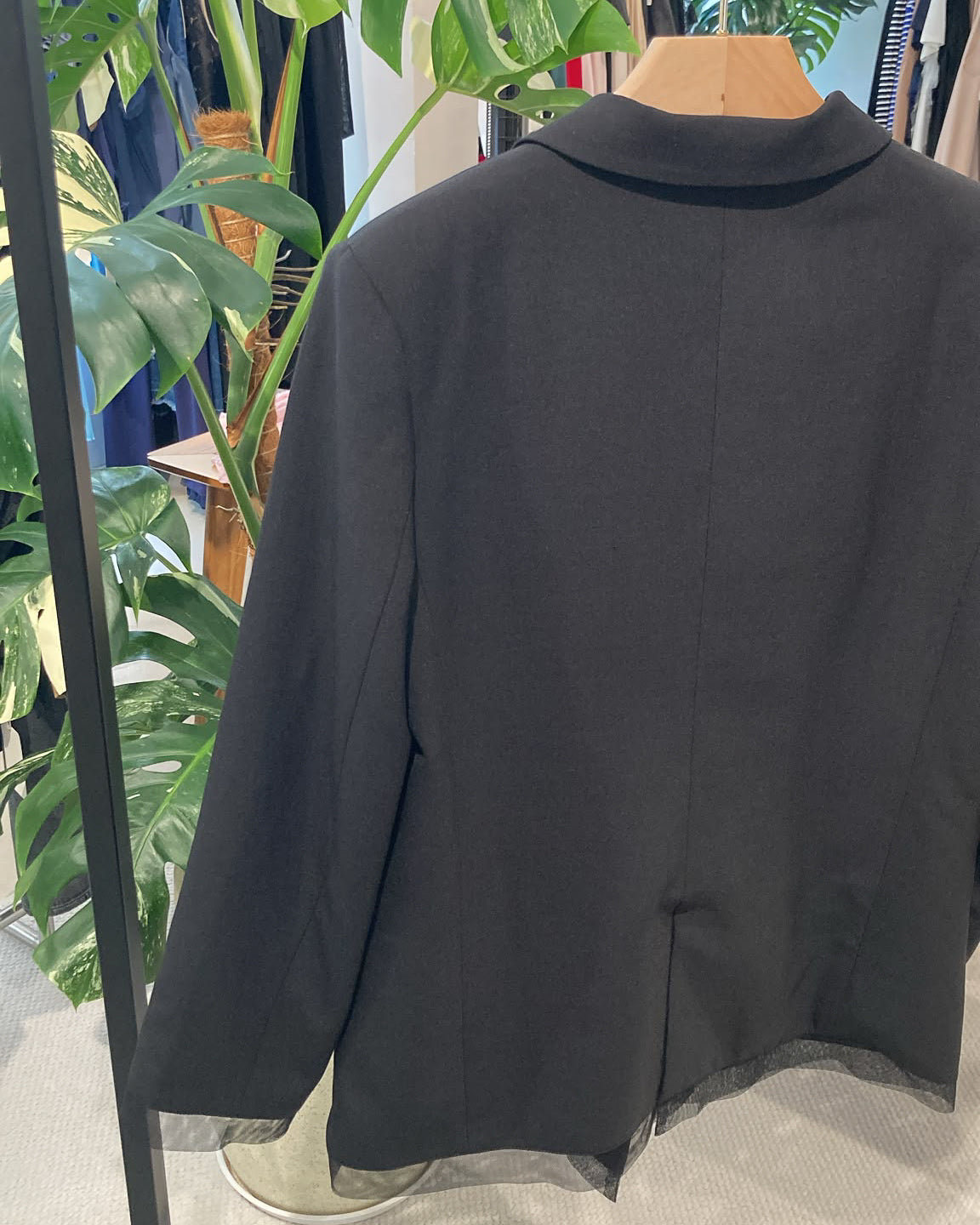 (Pre-order) aalis HARRIS FW26 mesh blazer (Black)