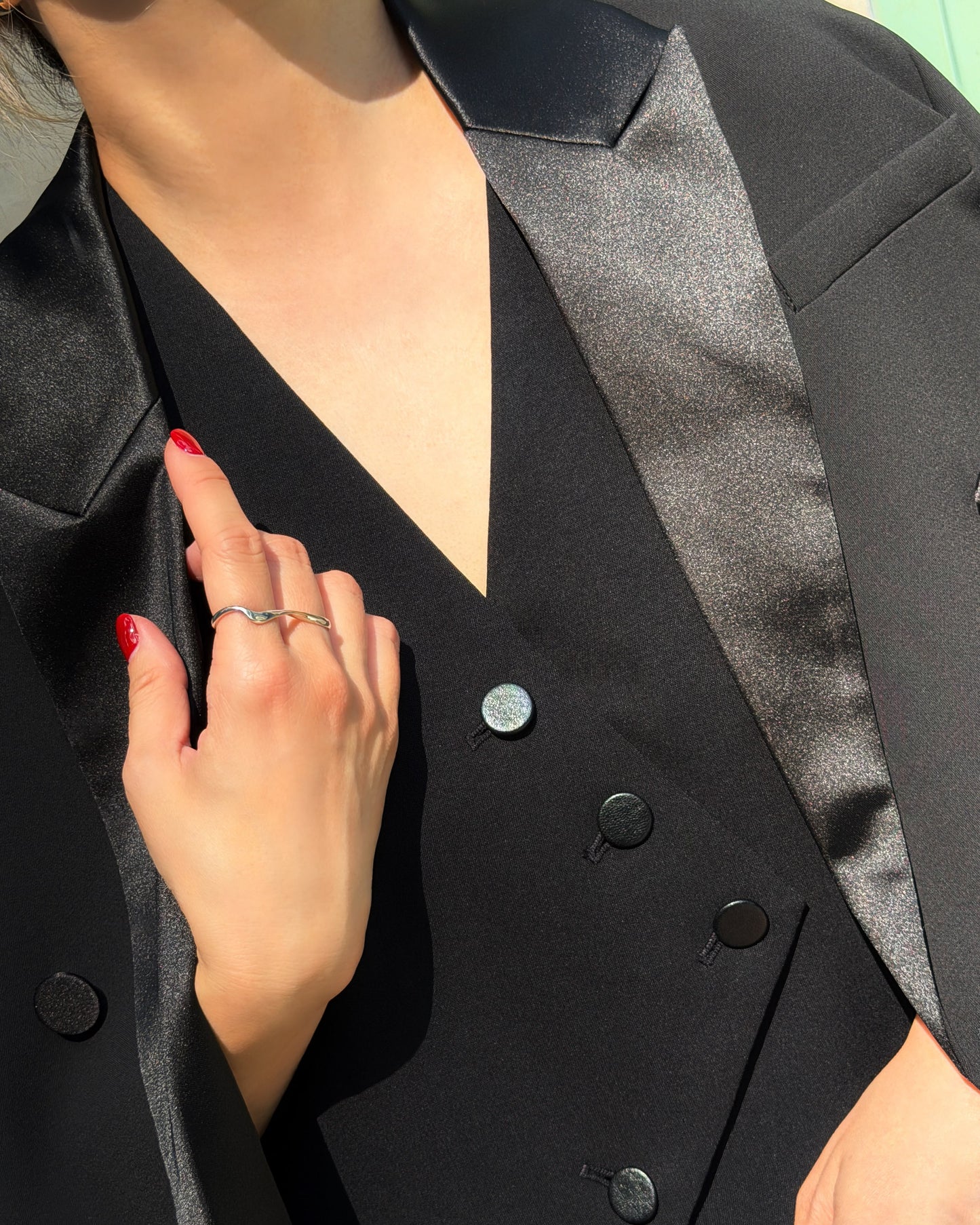 aalis NESSA tux blazer (Black)