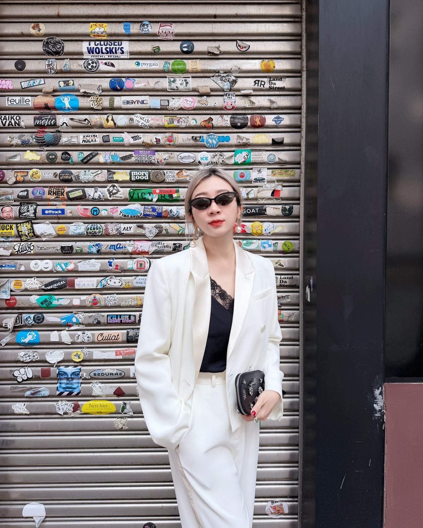aalis NESSA tux blazer (Ivory)