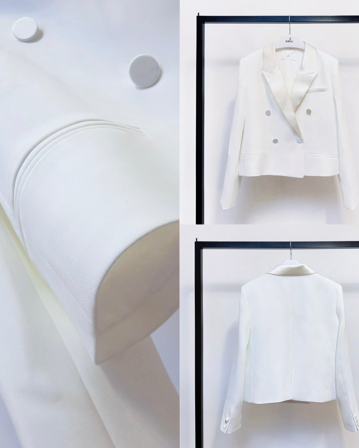 aalis NESSA tux blazer (Ivory)
