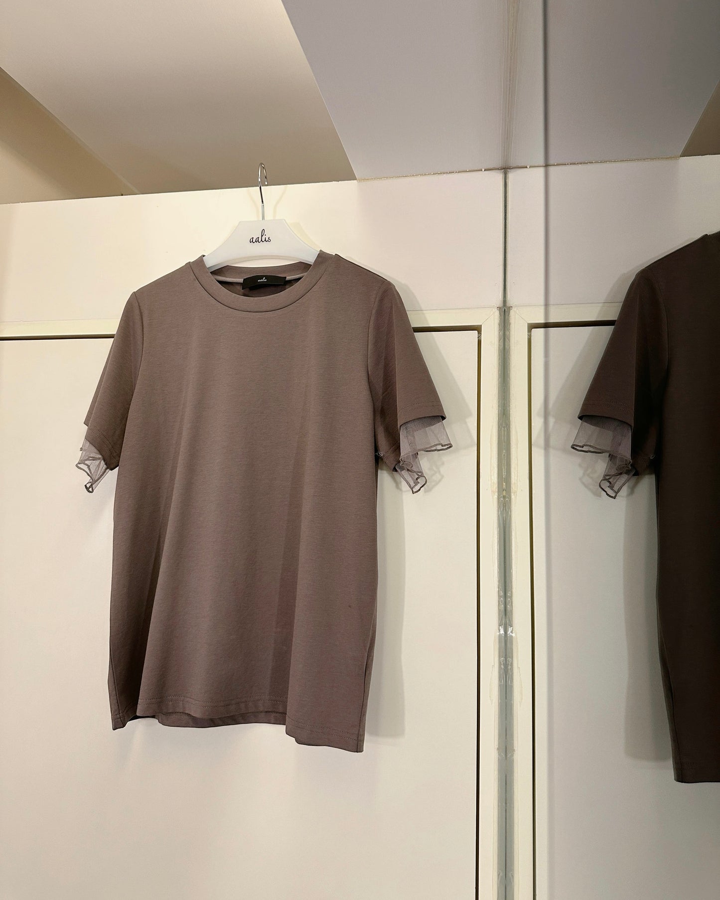 aalis PALMER mesh layer basic tee (Coco)