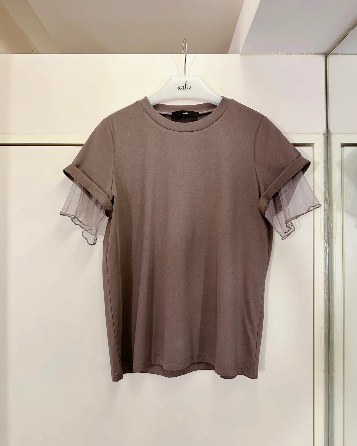aalis PALMER mesh layer basic tee (Coco)