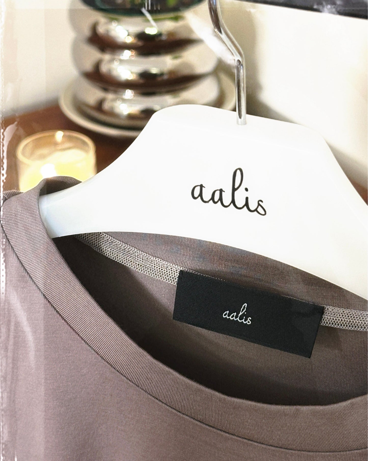 aalis PALMER mesh layer basic tee (Coco)