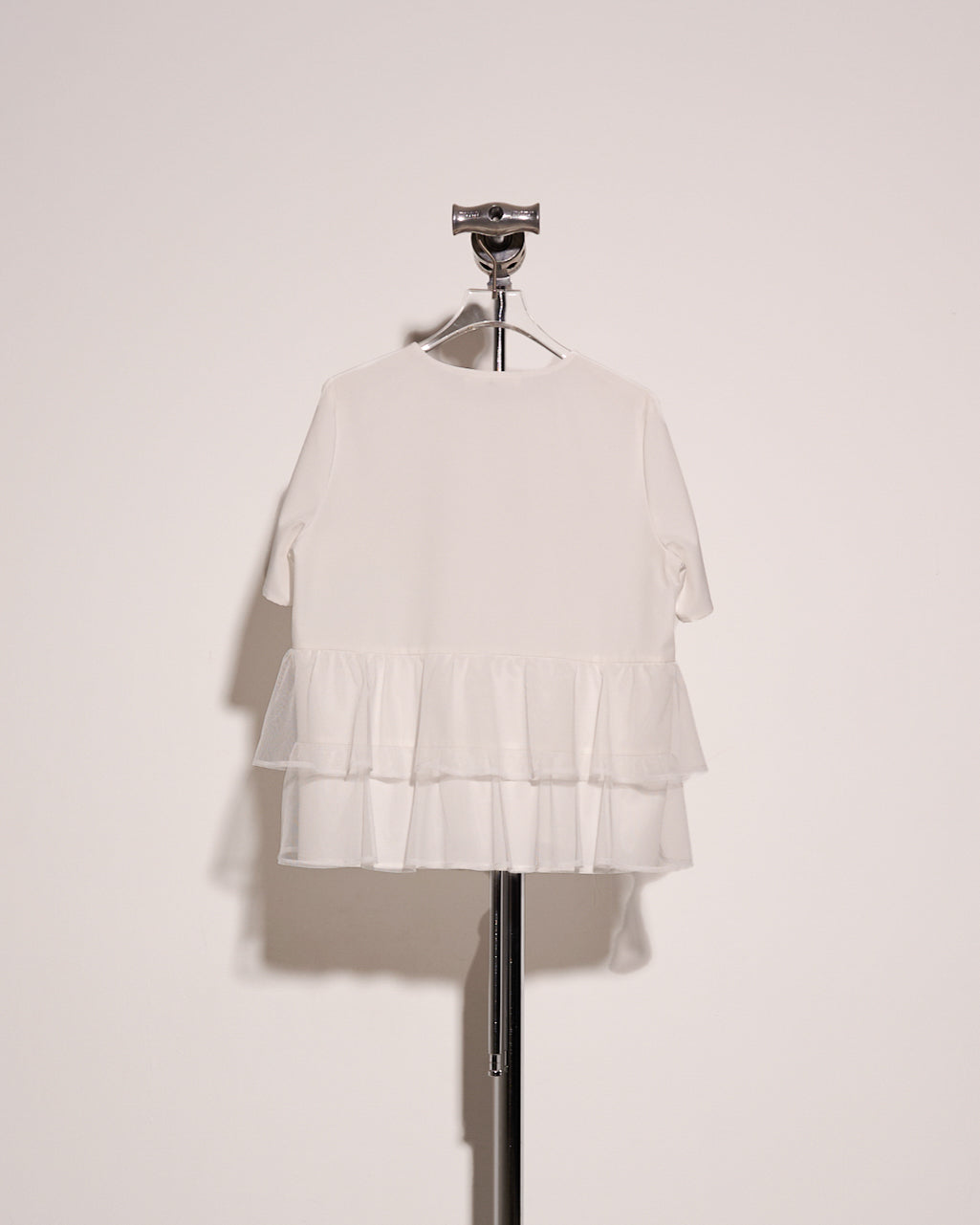 aalis ORLIA two tiers tulle on the side SS top (White)