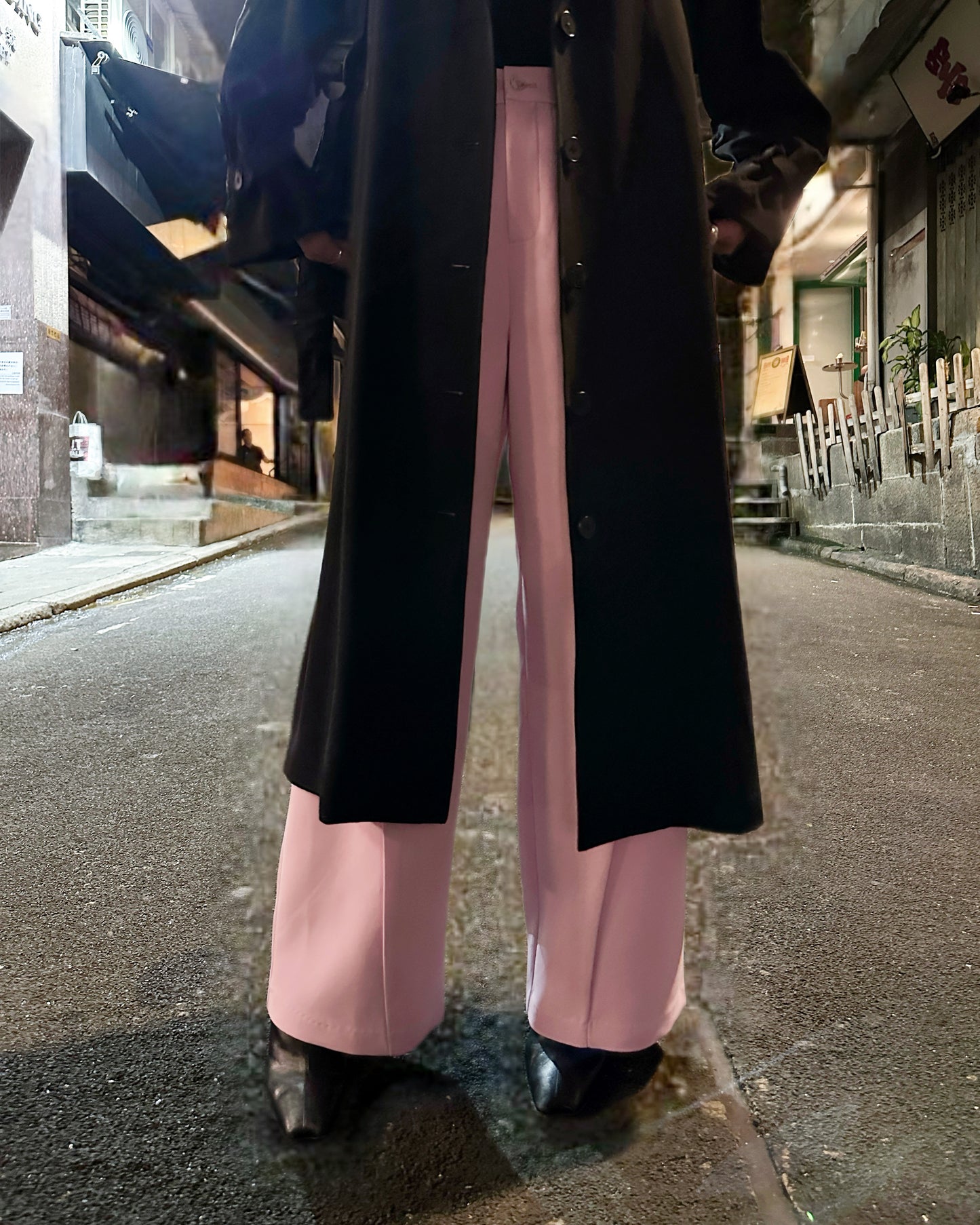 aalis KENN long pleated pants (Pink)