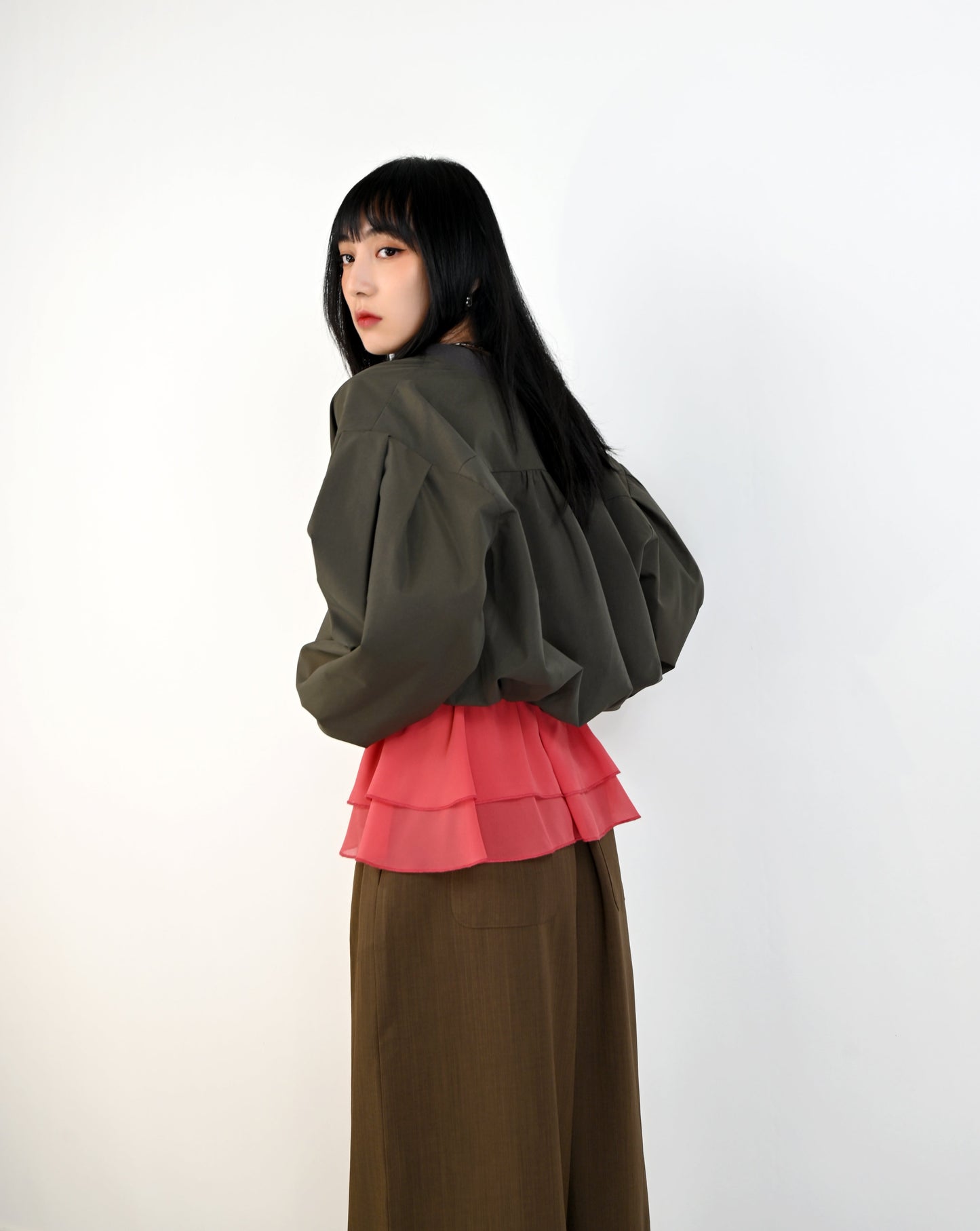 aalis SACA bubble hem bomber jacket (Coco)