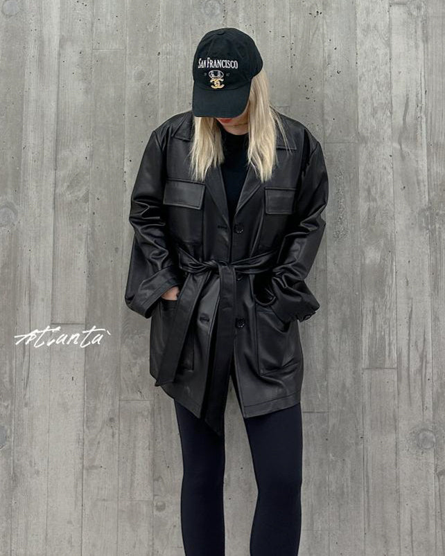 (Pre-order) aalis ATLANTA leather jacket (5 colours - Custom size)