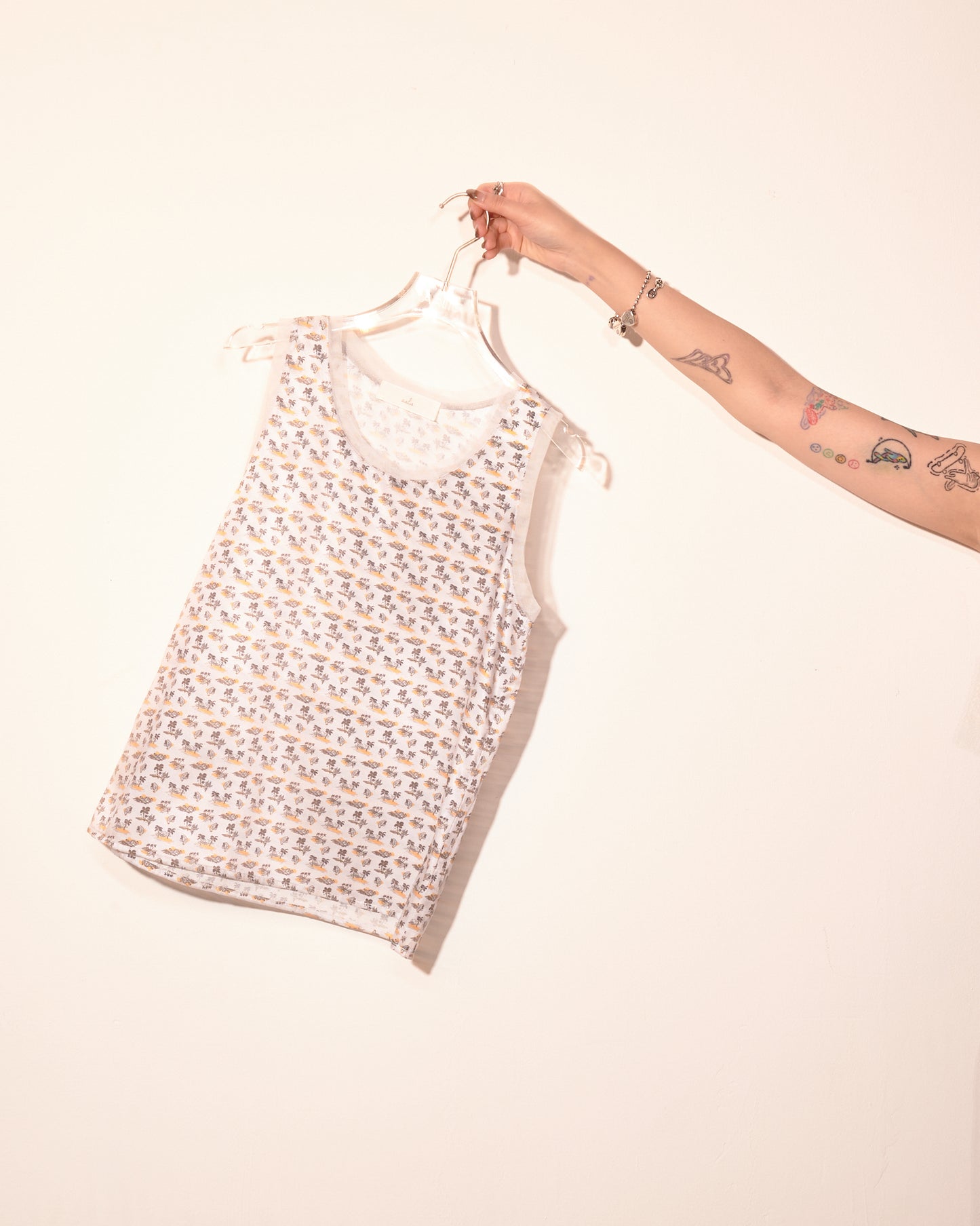 aalis IVY printed tank (Sliver)