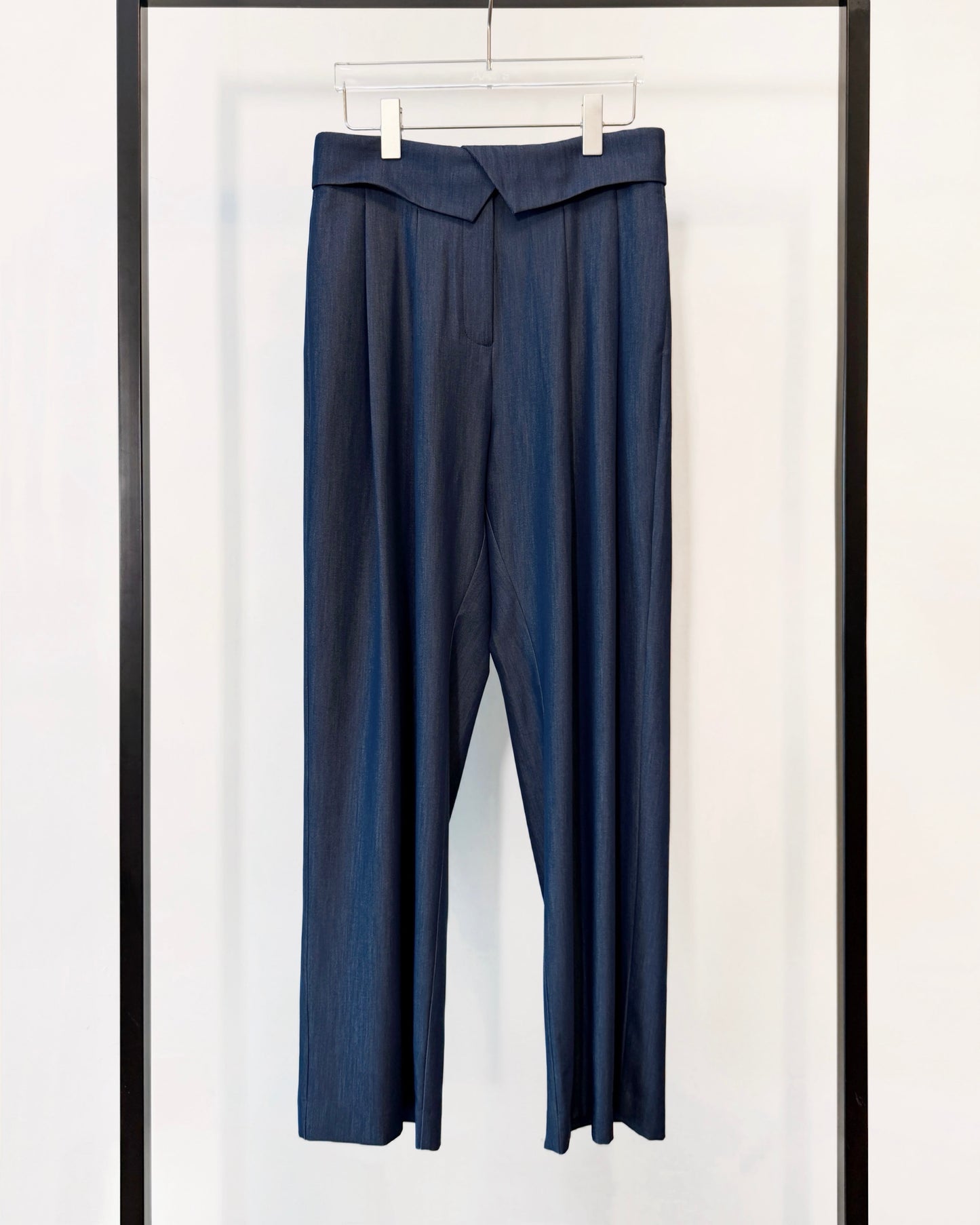 aalis LAIRA FW26 tuxedo belt super comfort pants (Blue Denim)
