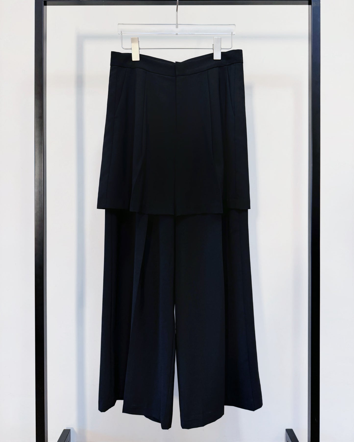 aalis NILS double layer suiting pants (Black)