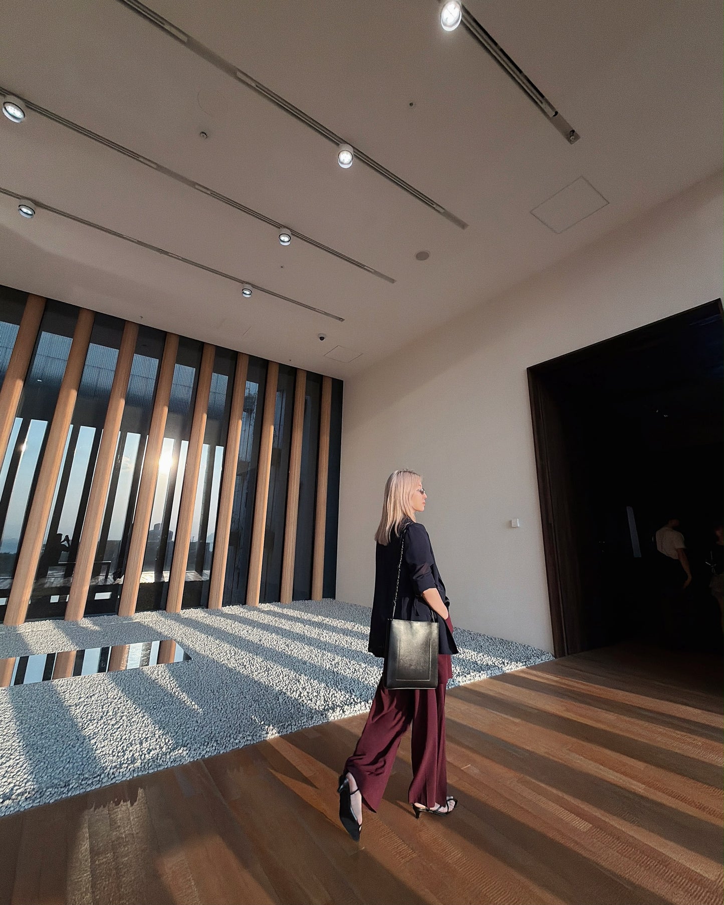 aalis NILS double layer suiting pants (Plum)