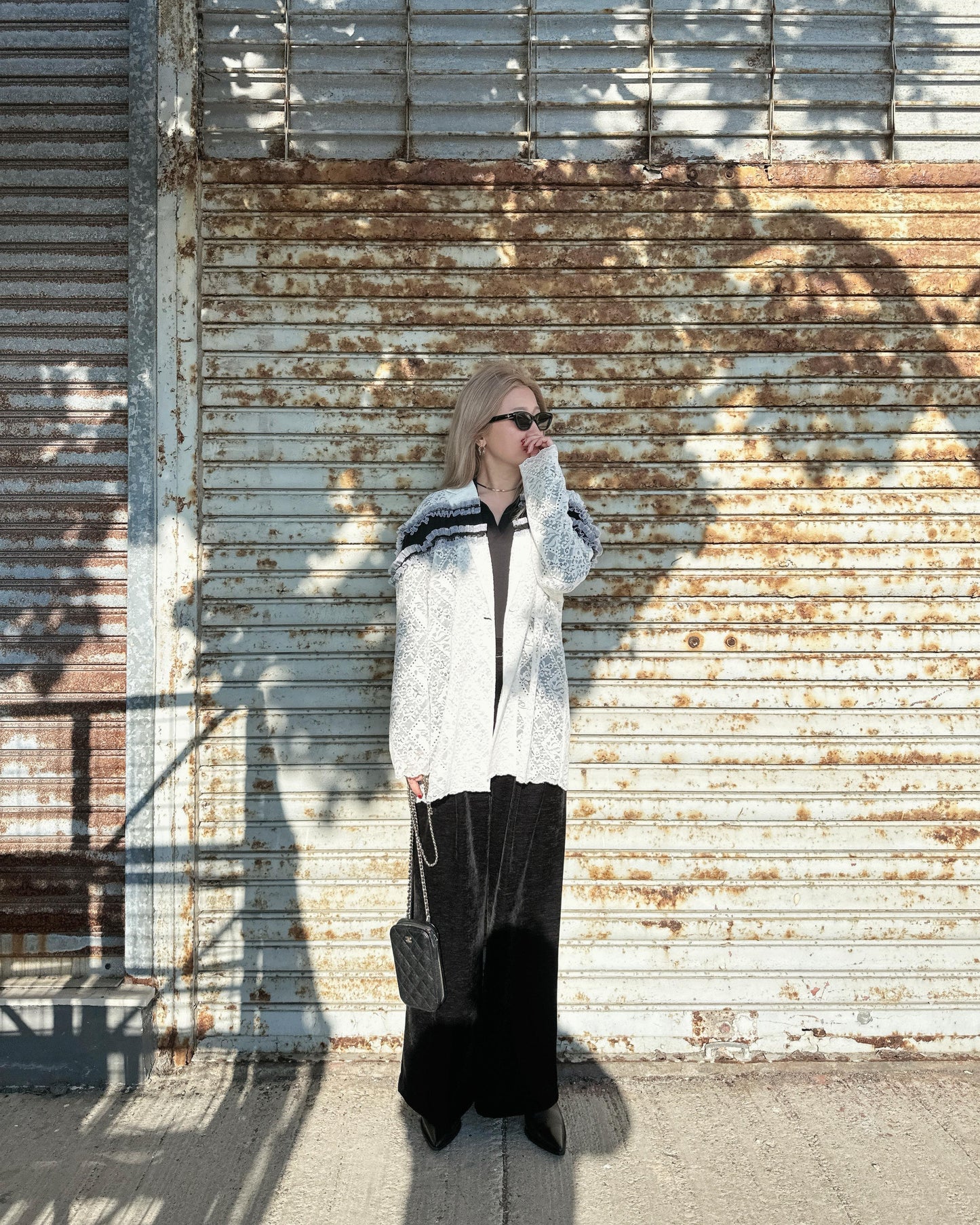 aalis DELISHA lace blazer (White Lace)