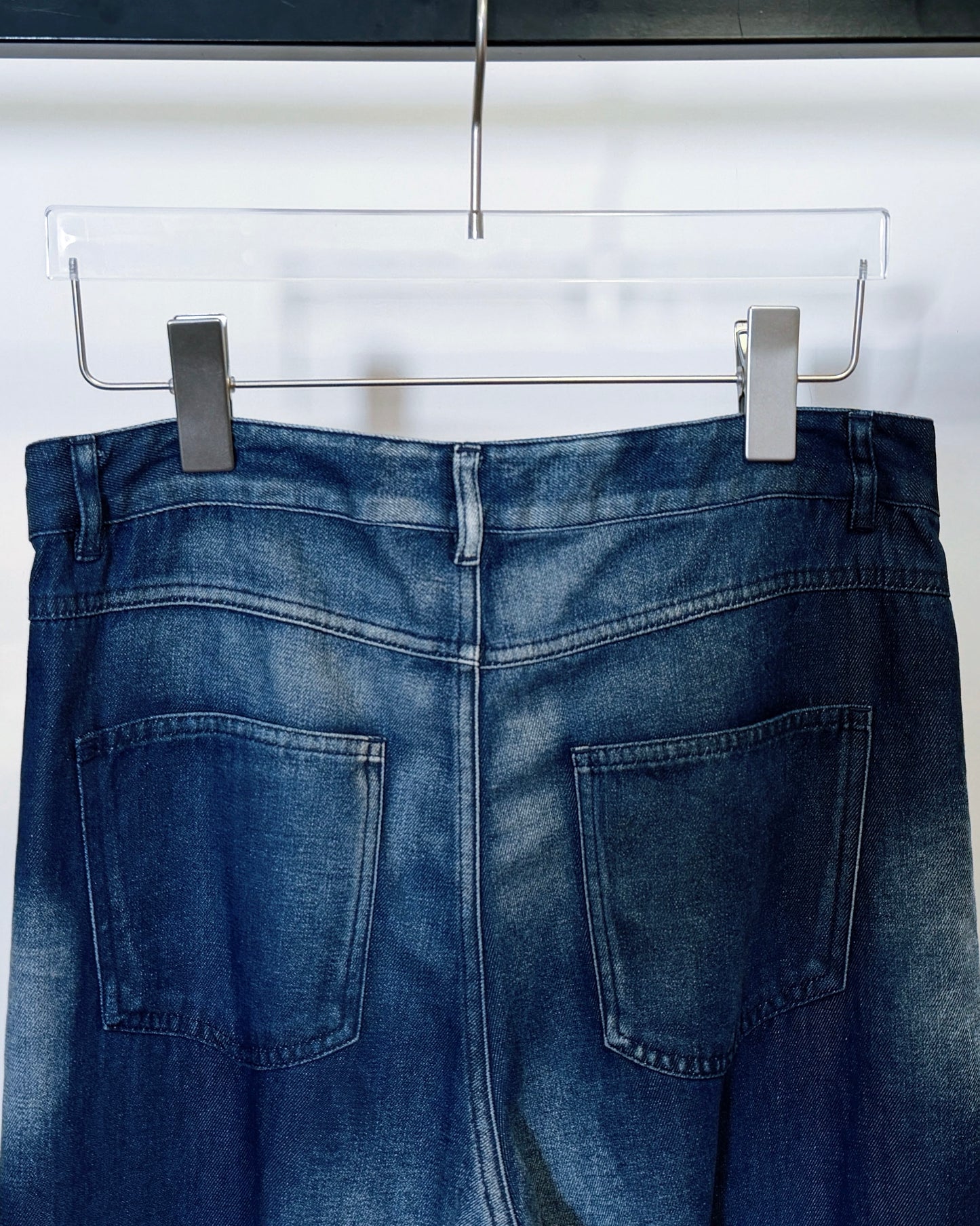 aalis SAI wash effect jeans (Blue Denim)
