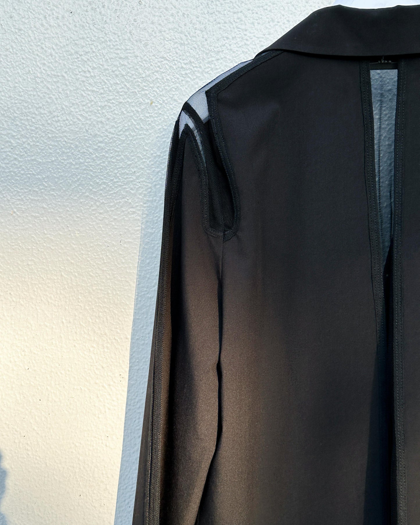 aalis ISOLA mesh cutout blazer (Black)