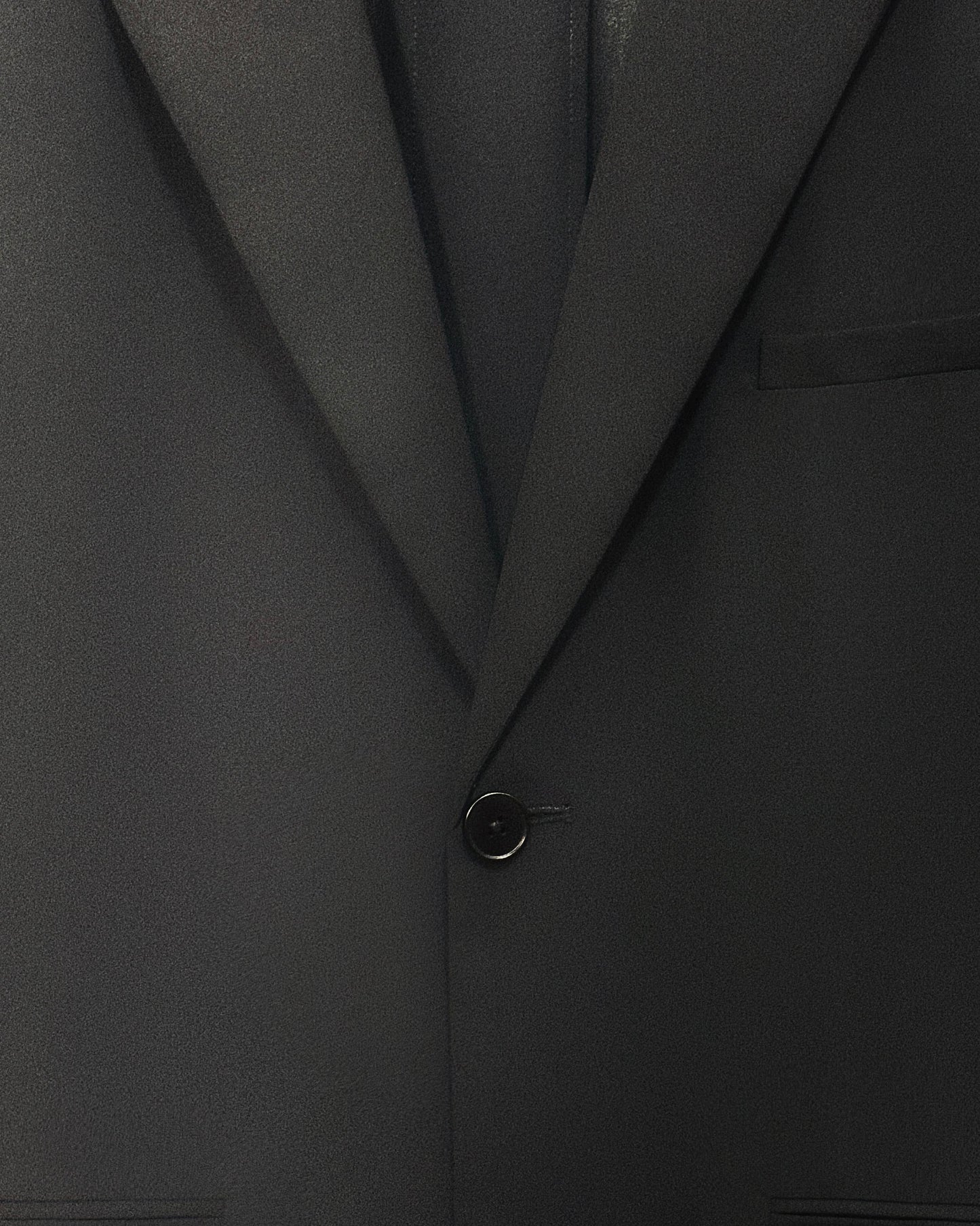 aalis ENCA overlay fold design detail s/s blazer (Black)
