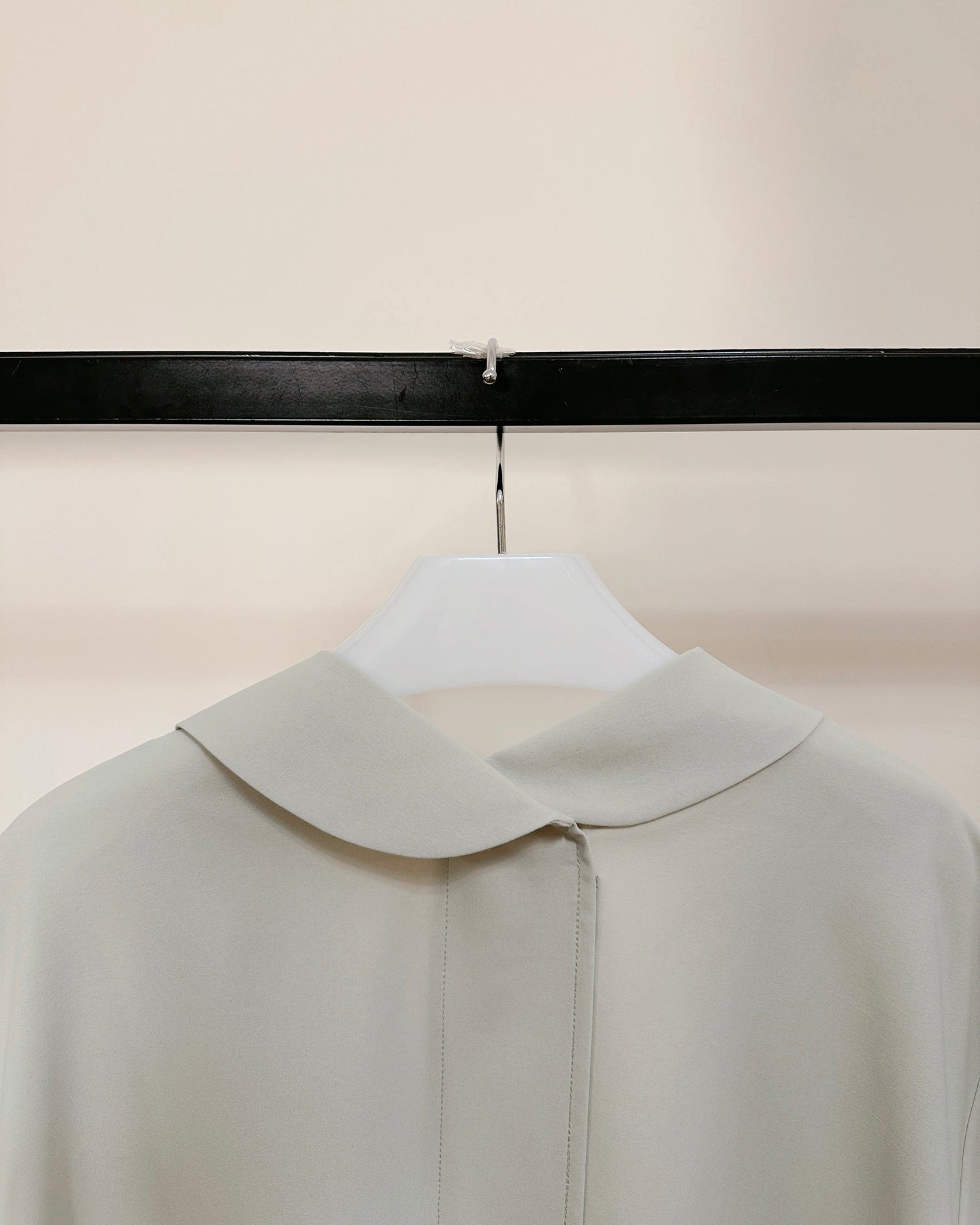 aalis ENCA overlay fold design detail s/s blazer (Mint)