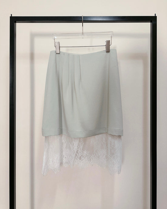 aalis ENCANY lace insert skirt (Mint)
