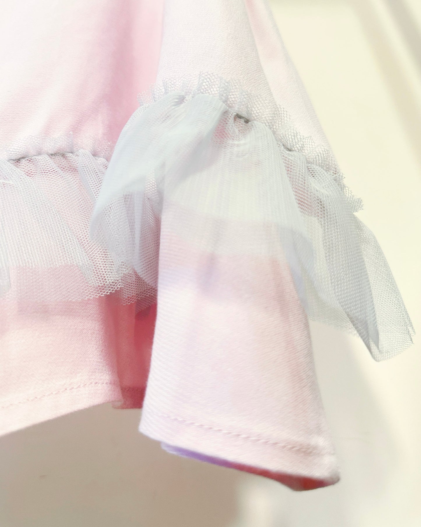 aalis MEAVA lace trim sleeves top (Pink)