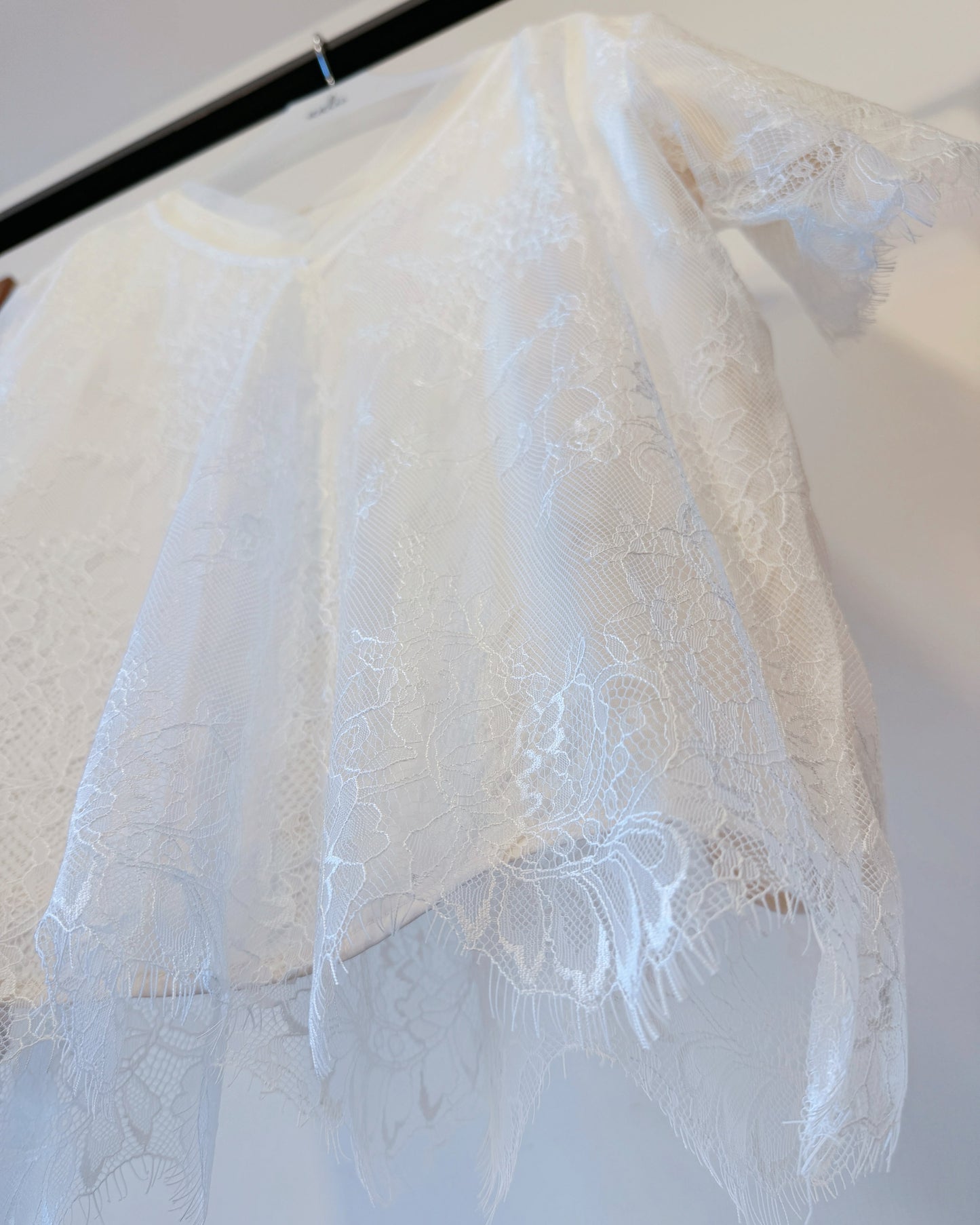 aalis LEONIE mesh overlay two way top (Ivory)