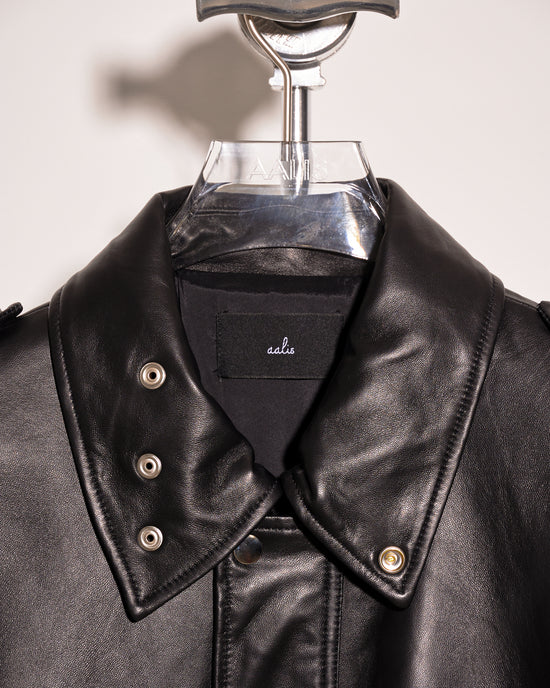 (Pre-order) aalis BROOK pocket leather jacket (6 colours - Tailor-made)