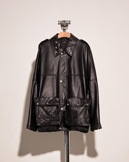 Load image into Gallery viewer, (Pre-order) aalis BROOK pocket leather jacket (6 colours)
