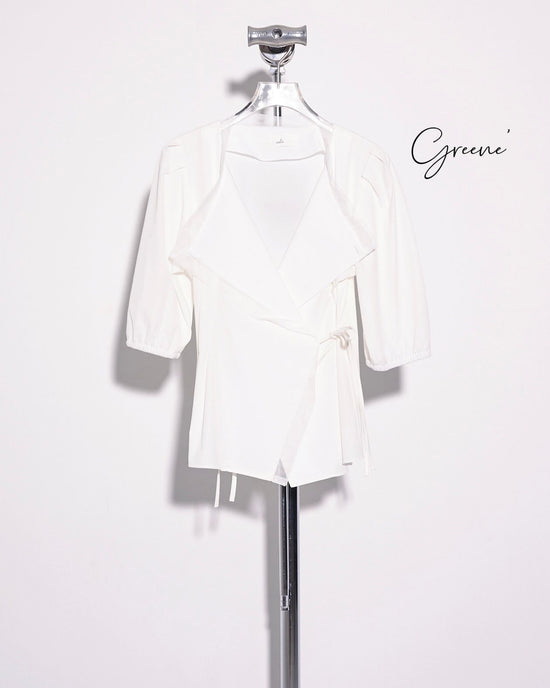 aalis GREENE mesh trim jacket (Ivory)