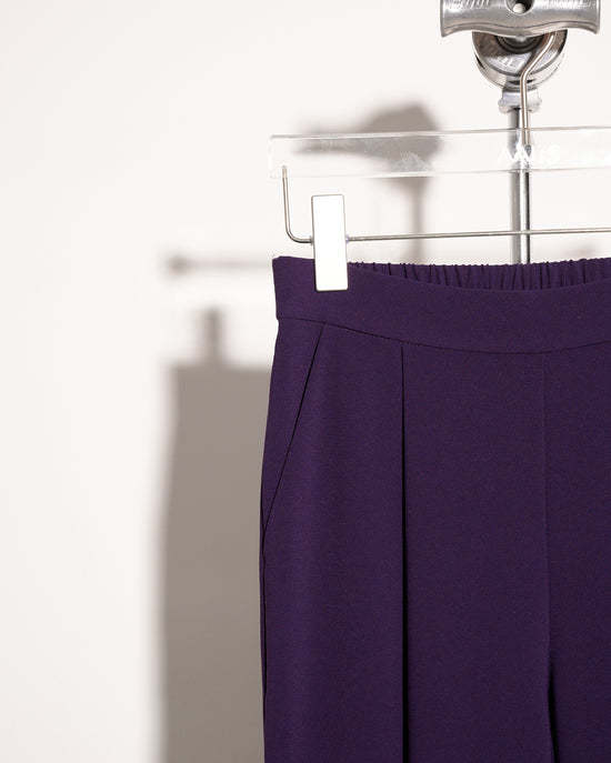 aalis JULIETA mesh cuff pants (Purple)