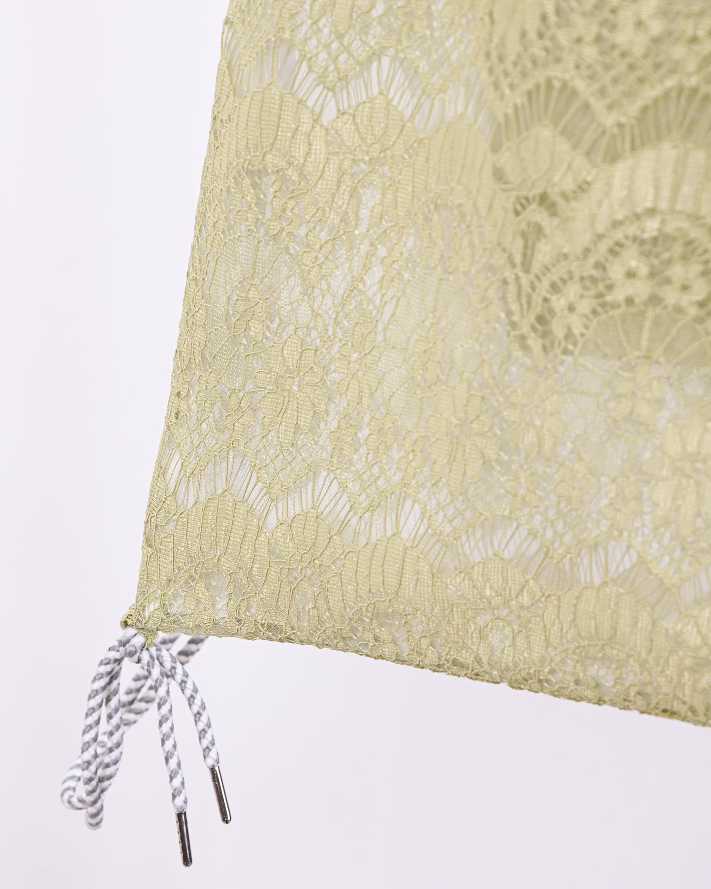 aalis Classic lace drawstring bag (Olive)