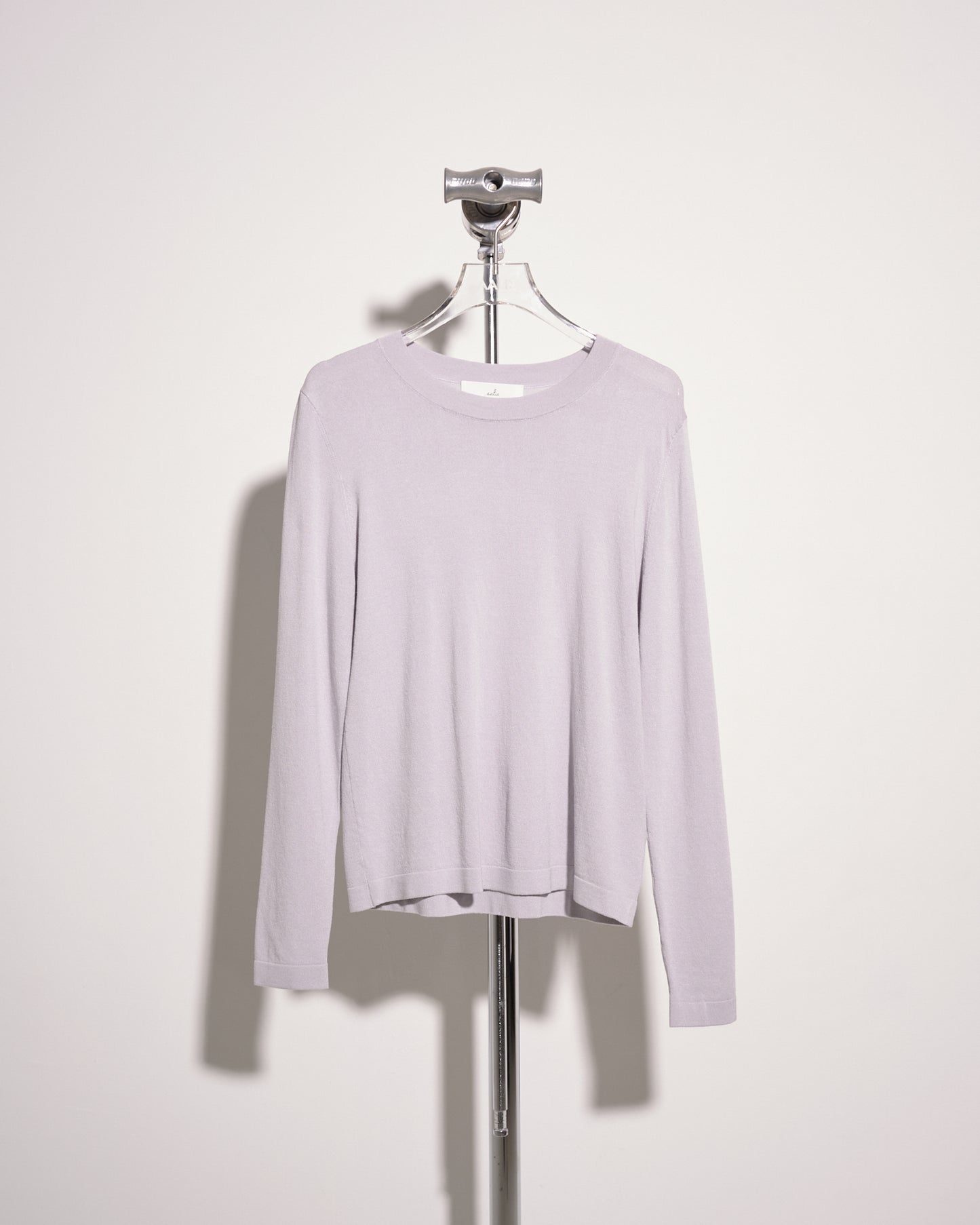aalis CORA crew neck knitted top (Light grey)