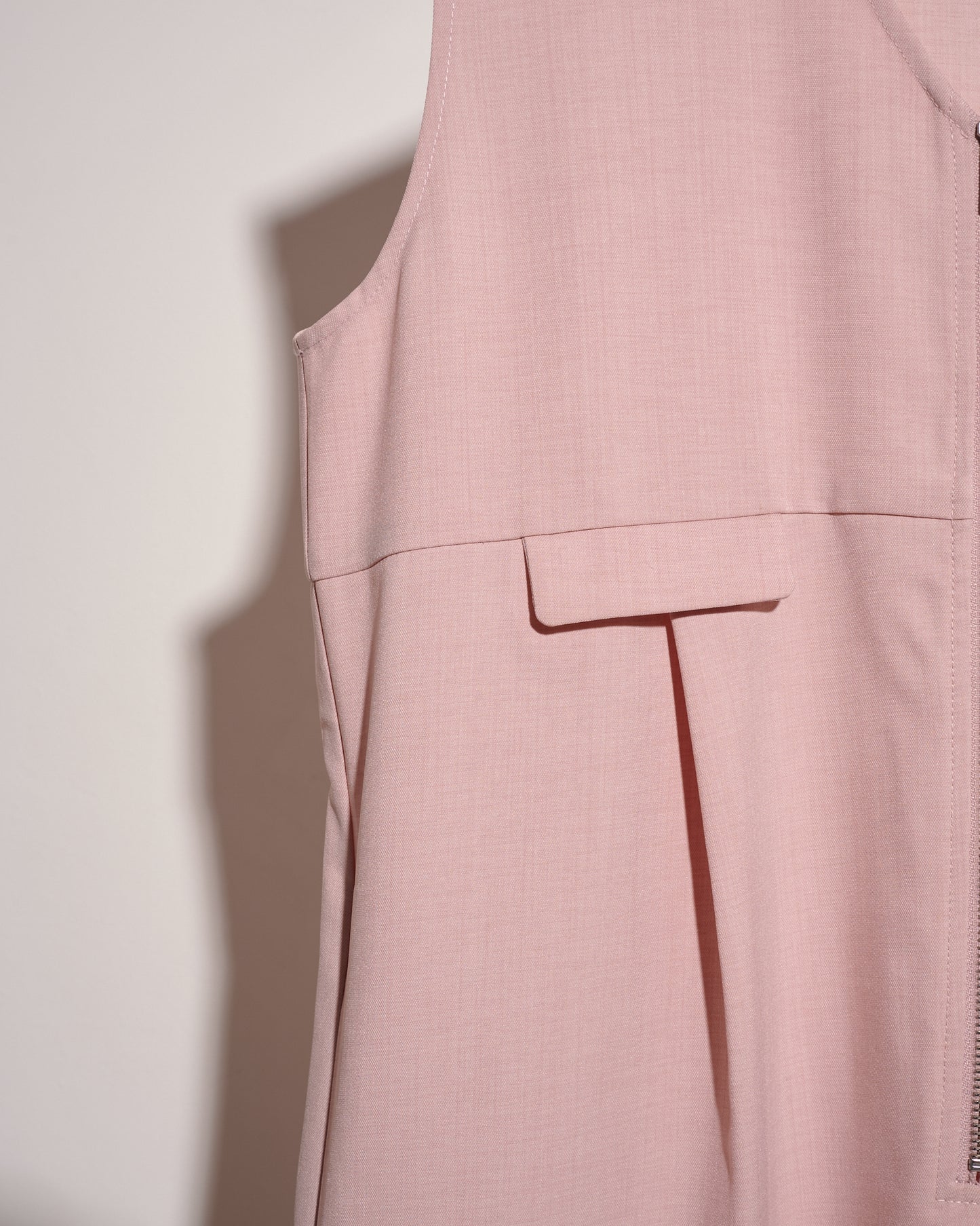 aalis MILANI zipper detail jumpsuit (Pink)