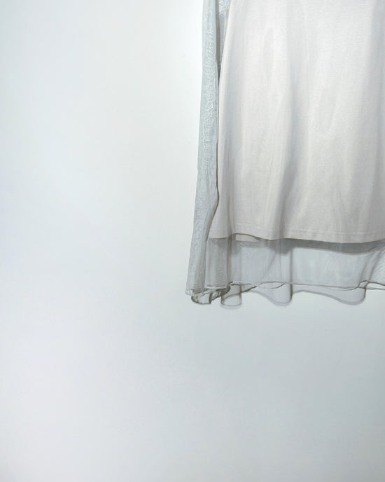 aalis EVANA FW25 lace top (Lt Grey)