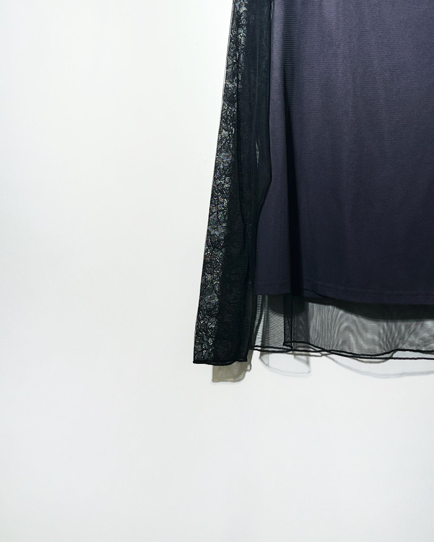 aalis EVANA FW25 lace top (Purple Grey)