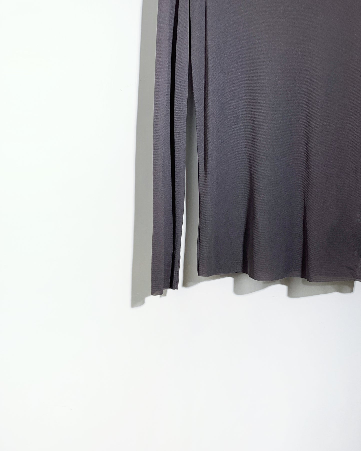 aalis RIVA NS FW25 mesh turtle neck top (Grey)