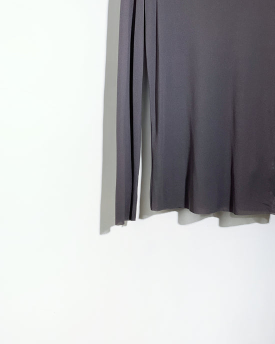 aalis RIVA NS FW25 mesh turtle neck top (Grey)